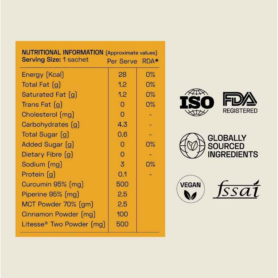 Ace Blend Curcumin Wonder Latte Immunity Drink Instant Coffee