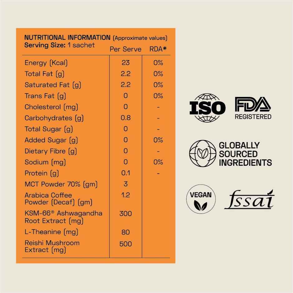 Ace Blend Reishi Mushroom Medium Roast Organic Coffee Premix