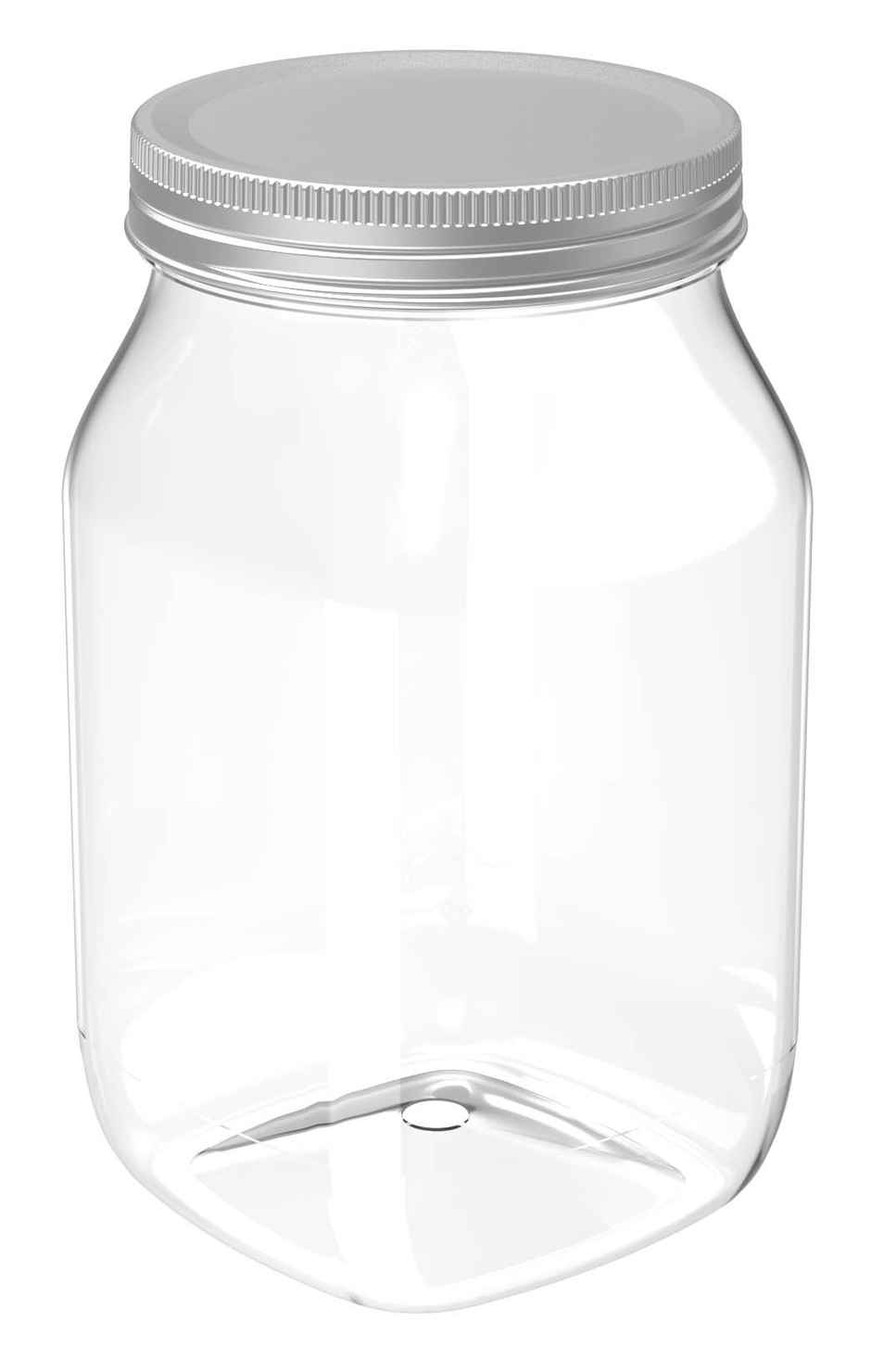 All Time Crystal Storage Jar (960 Ml X 2) (1920 Ml), Transparent