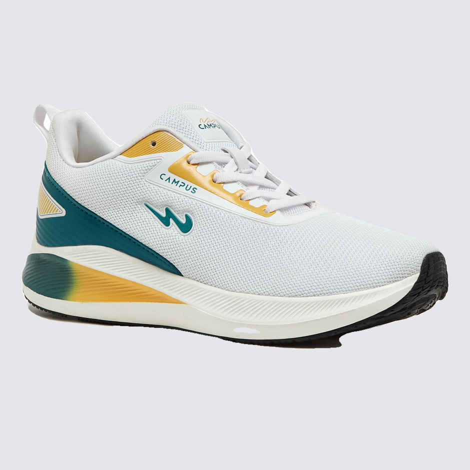 Campus Men's Camp Kripto Running Shoes | White | UK6