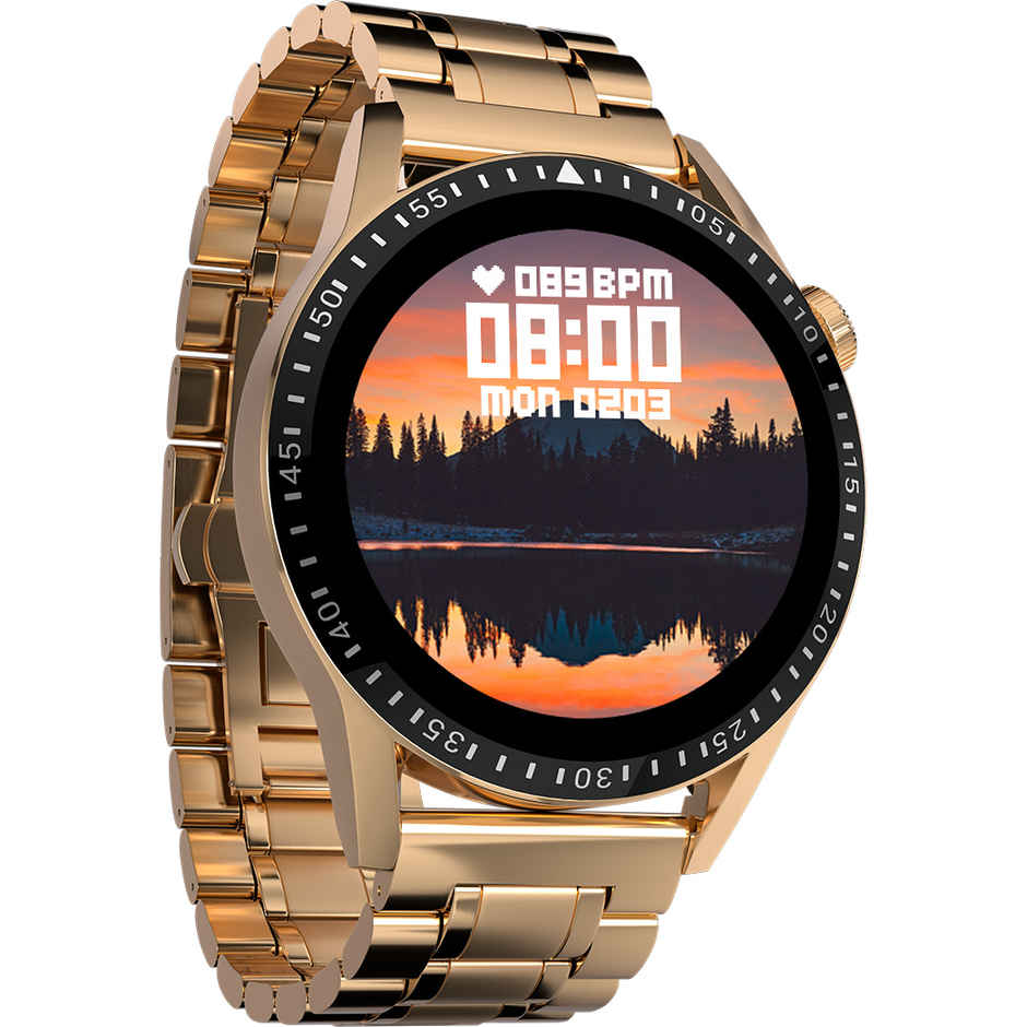Fire-Boltt Ultimate Smartwatch | 1.39" Display | BT Calling | Women's Edition - Gold