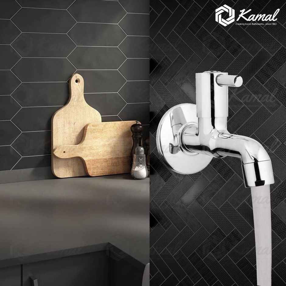 Kamal Bib Cock - Dixy | Set Of 2 | Dxy-2212-S2 Nozzle Cock Faucet