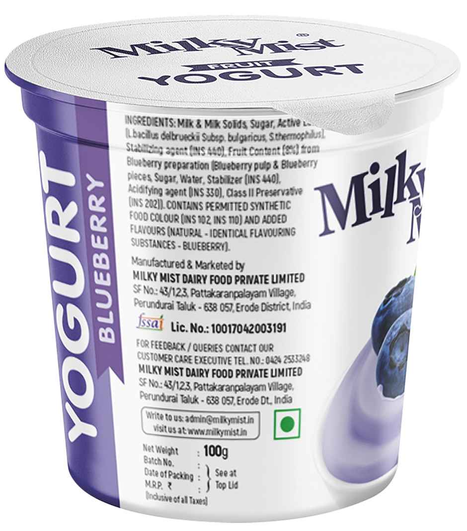 Milky Mist Fruit Yogurt Blueberry Combo