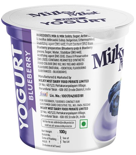 Milky Mist Fruit Yogurt Blueberry Combo