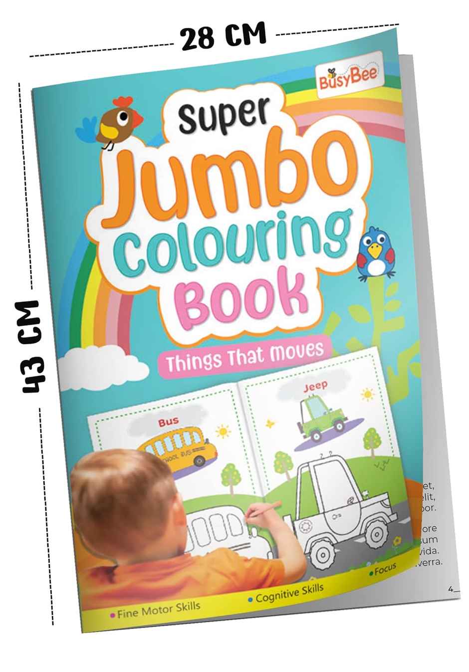 Super Jumbo Colouring Book - Things That Move - Buy at ₹169 Online ...