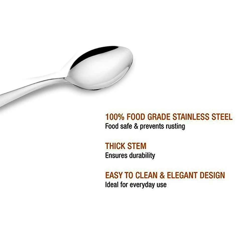 Classic Essentials Stainless Steel Table Spoon 6 Piece Set Table Spoon Set Pack of 6