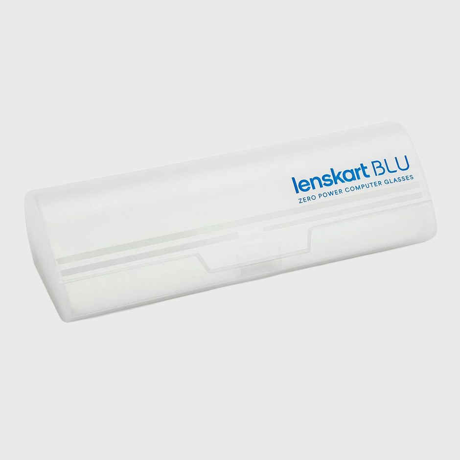 Lenskart Blu Unisex Geometric TR90 Computer Glasses | Black - M