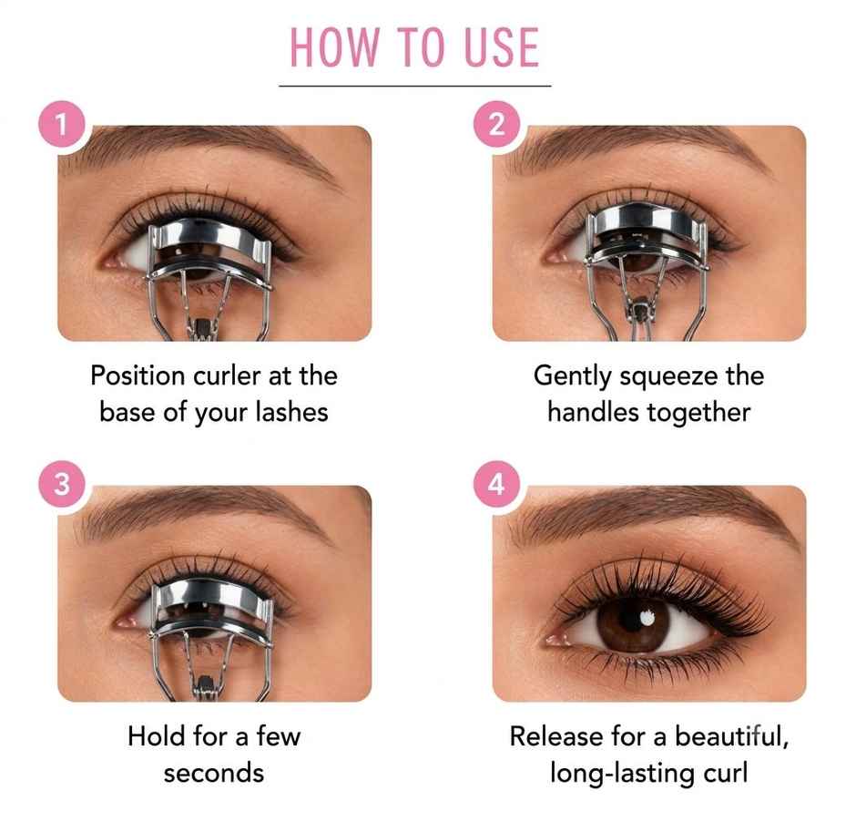 Beautiliss Classic Eyelash Curler for Perfectly Lifted Curled and Defined Lashes | Assorted