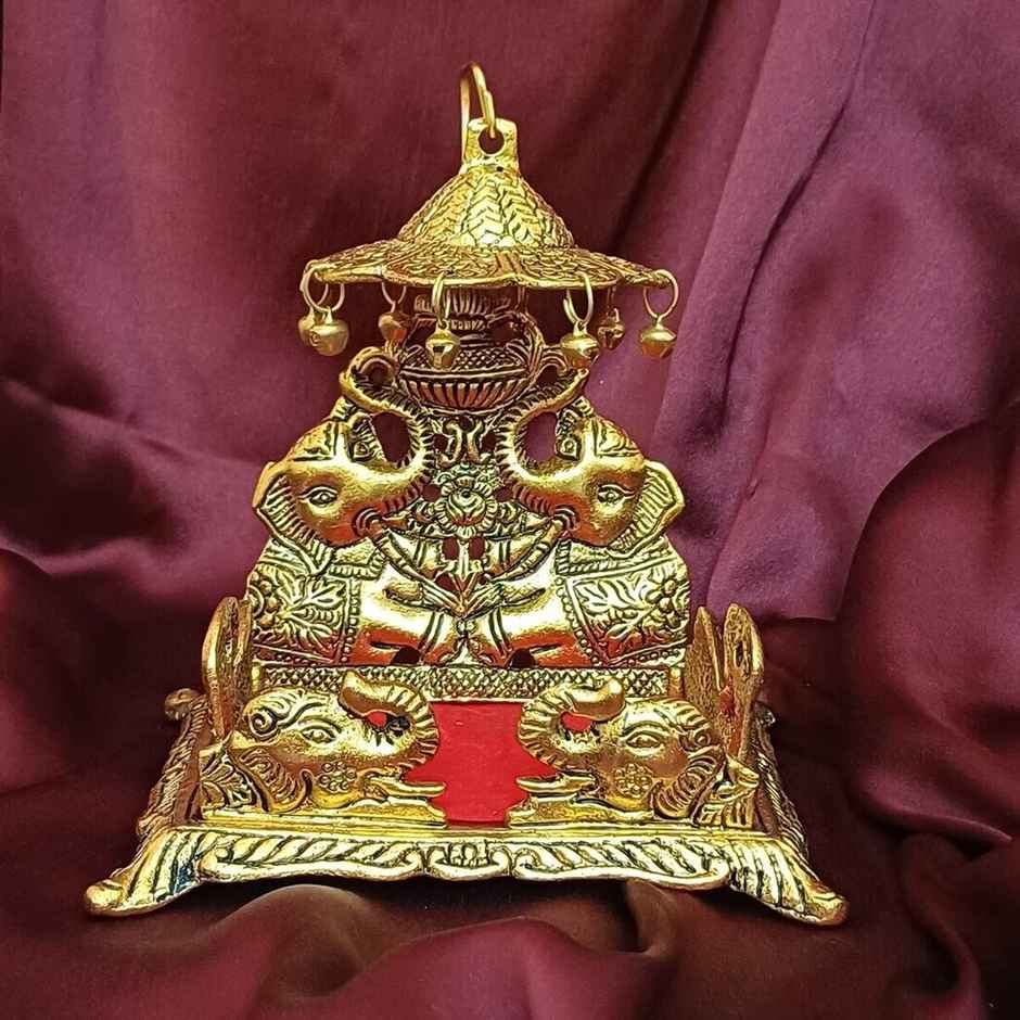 God Hathi Sihasan | 18 x 15 x 12 cm | Gullak