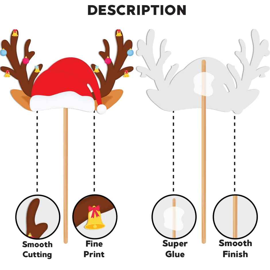 Merry Christmas Photobooth Props | Picfest