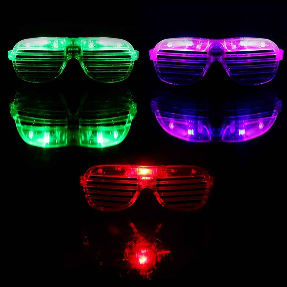 Se7en LED Light Party Glasses (Colour May Vary)
