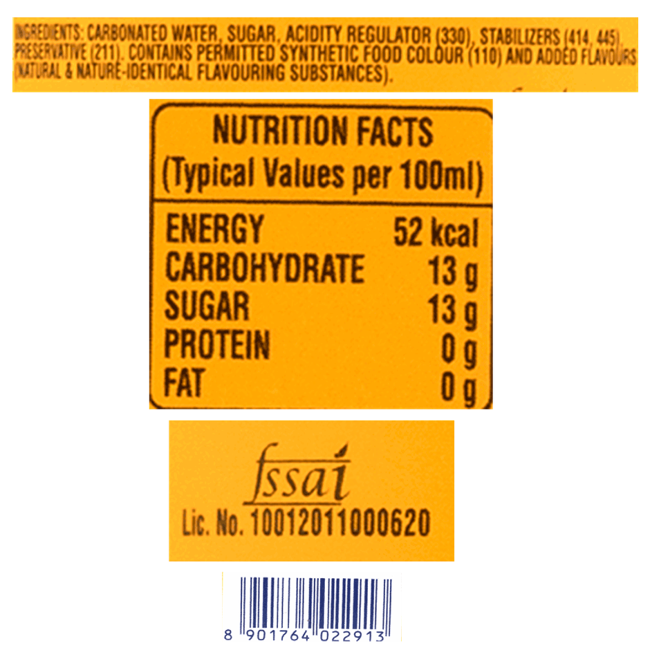 Fanta Orange Flavoured Soft Drink | Carbonated Beverage