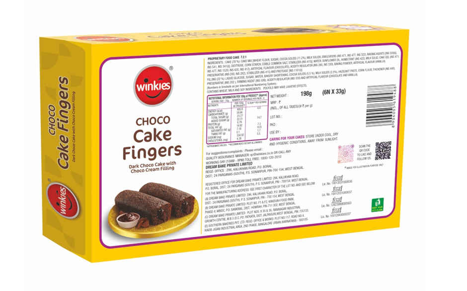 Winkies Choco Cake Fingers