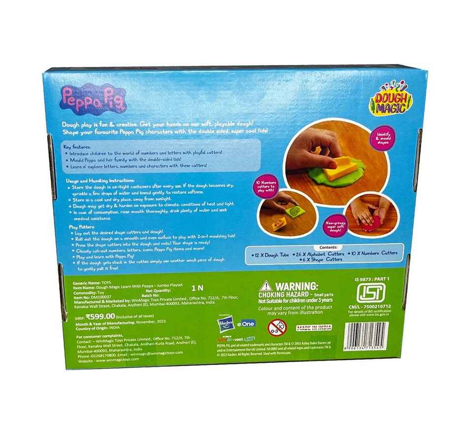 WinMagic Learn With Peppa Jumbo Playset