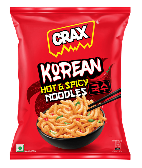 Crax Korean Ramen Noodles Puff Chips Snacks