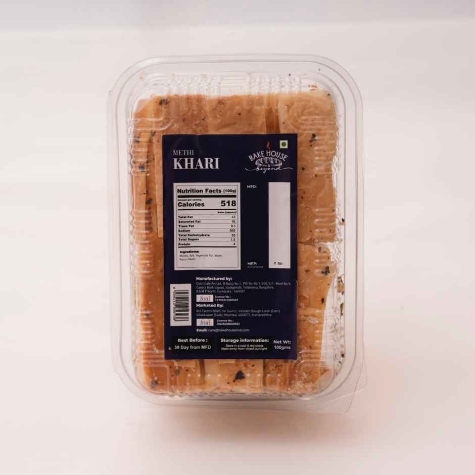 Bakehouse Tasty Methi Masala Khari