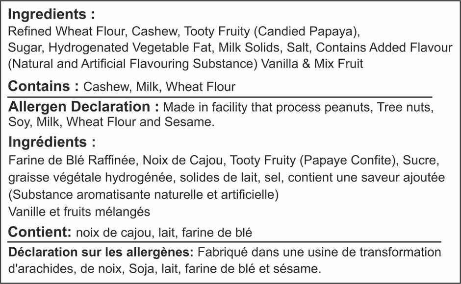 Karachi Bakery Fruit Biscuit