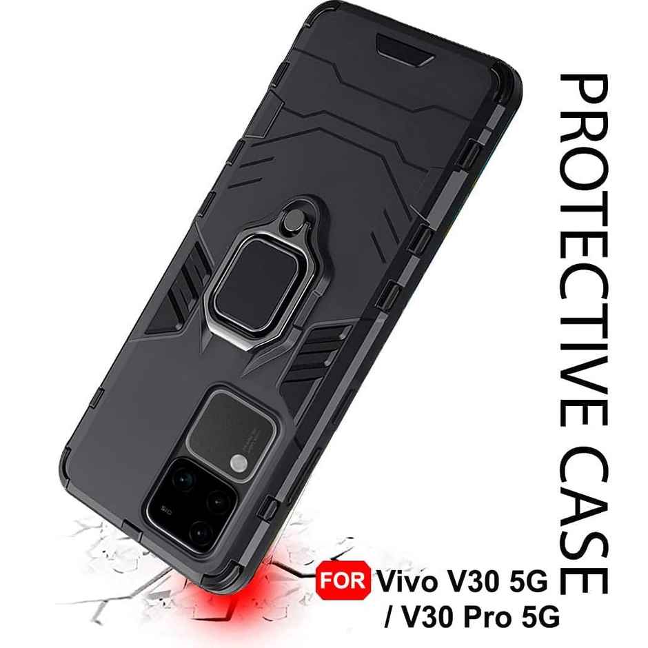 Artistque Case for Vivo V30 / V30 Pro 5g Back Cover - Ring Stand Armor Cover