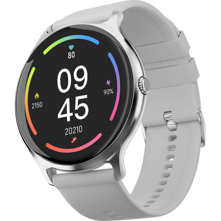 Fire-Boltt Phoenix Pro Smartwatch | 1.39" Display | BT Calling | Women's Edition - Silver Grey