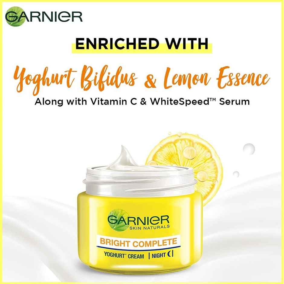 Garnier Bright Complete VITAMIN C YOGURT Night Cream