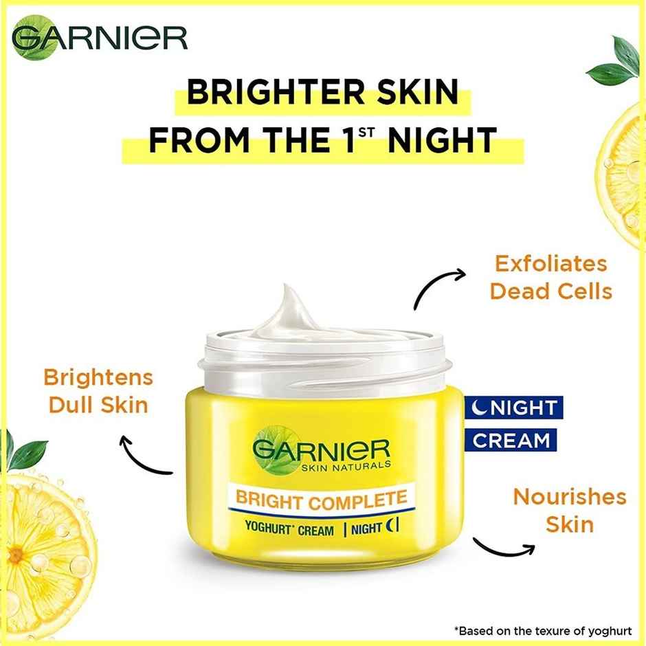 Garnier Bright Complete VITAMIN C YOGURT Night Cream