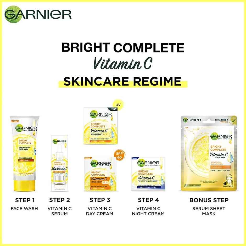 Garnier Bright Complete VITAMIN C YOGURT Night Cream