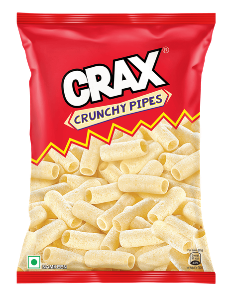 Crax Crunchy Pipes Salted Puff Snacks