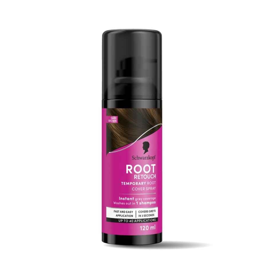 Schwarzkopf Root Retouch Temporary Root Cover Spray Hair Colour - Black