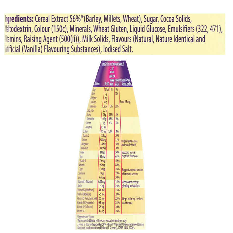 Bournvita Chocolate | Cereal Based Drink Mix Pouch