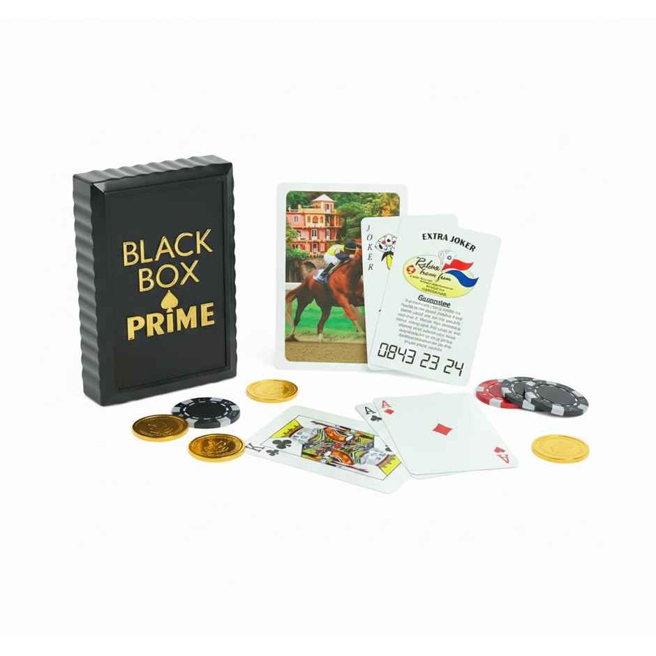 Parksons Cartamundi Plastic Playing Cards Black Box Prime | Twin pack