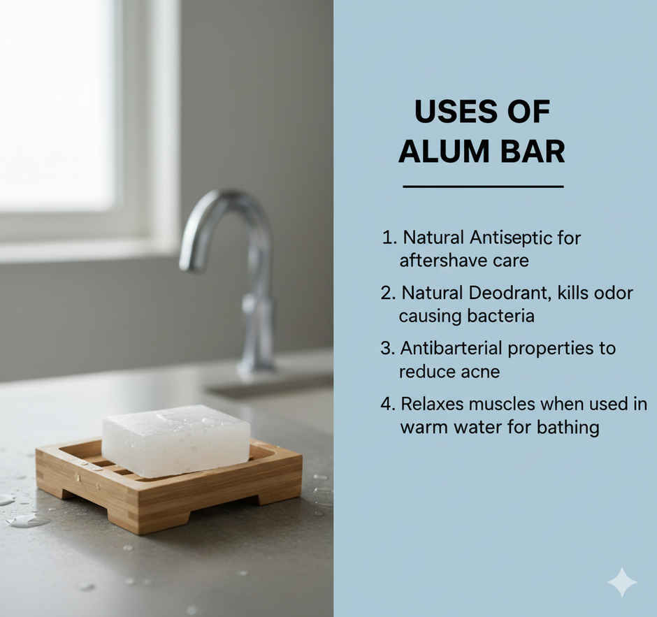 CrystalPure Duo Alum Deodorant Stones with Travel Case