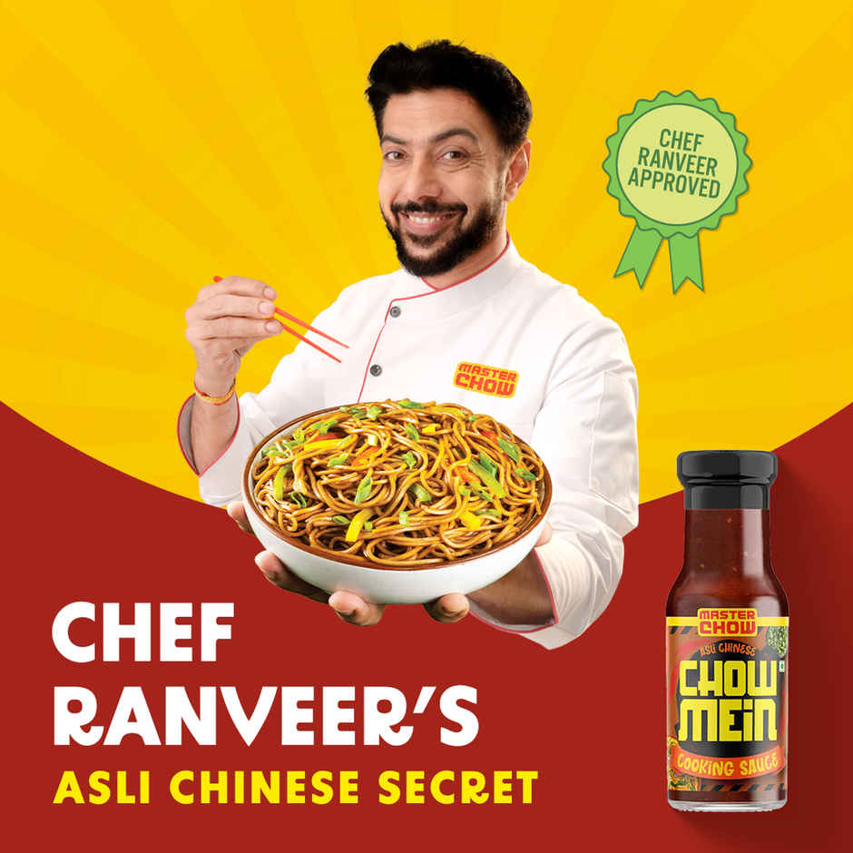Masterchow Healthy Whole Wheat Noodles (300g) & Masterchow Chowmein Cooking Sauce (220g) Combo