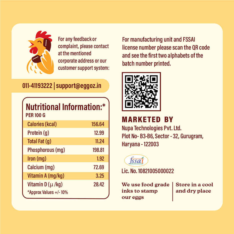 Eggoz Free Range Herbal Fed Brown Eggs