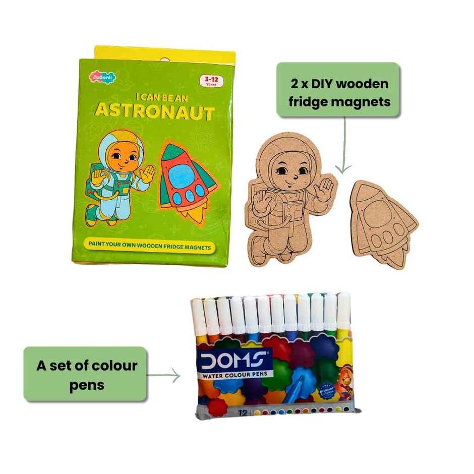 JoGenii I Can Be An Astronaut - Mini DIY Magnet Kit