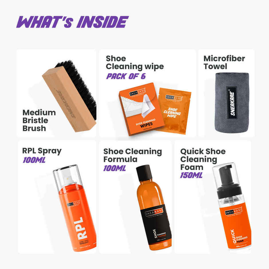 Sneakare 6 in 1 Shoe Cleaning Kit