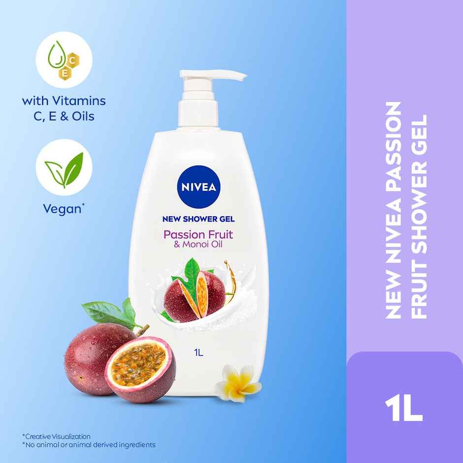 Nivea Shower Gel Passion Fruit And Monoi Oil