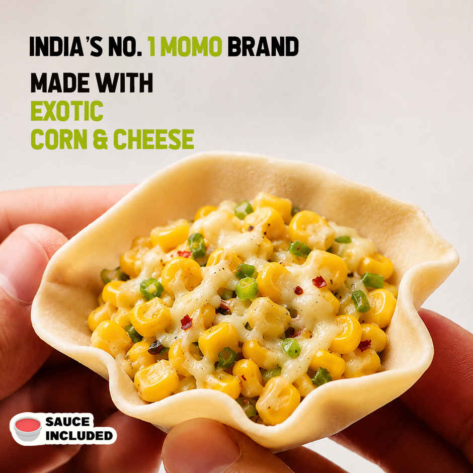 Wow! Corn & Cheese Chilli Momos | Cheesy & Spicy