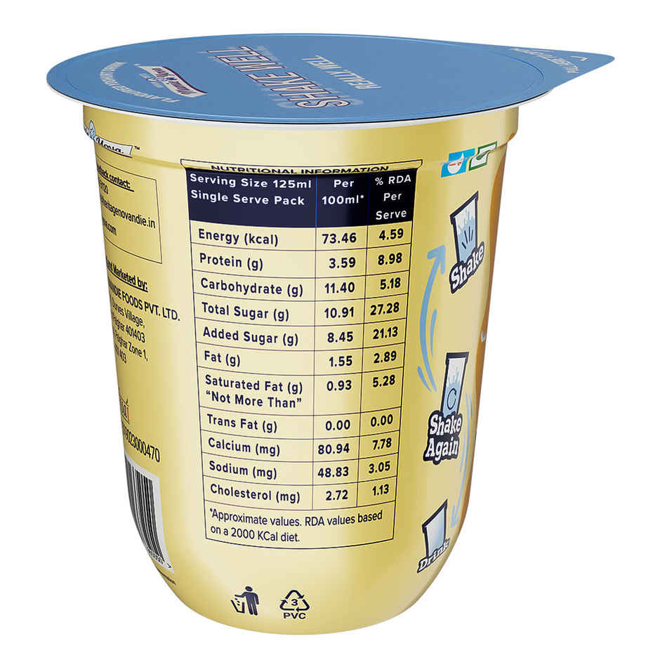 Mamie Yova Deliciously French Fruit Yogurt Blueberry(90 gms), Mamie Yova Yo Pop Yoghurt Drink Mango(125 ml) 