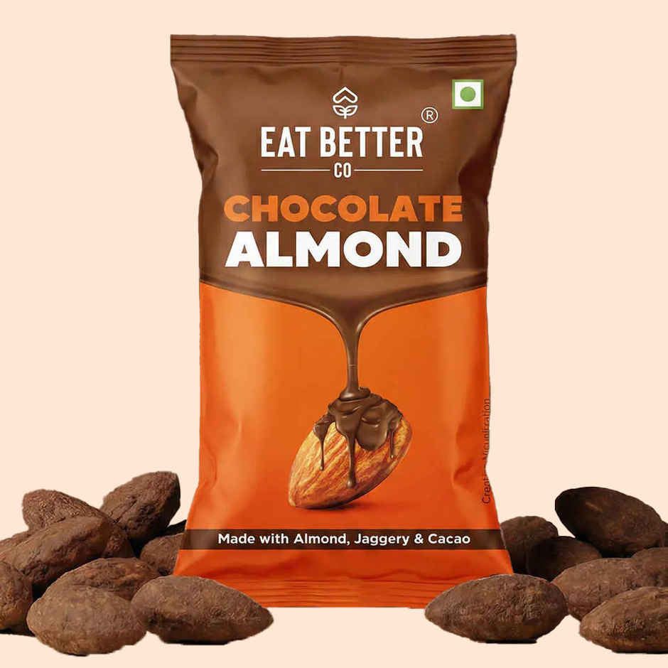 Chocolate Coated Almonds - No Added Sugar - Eat Better Co