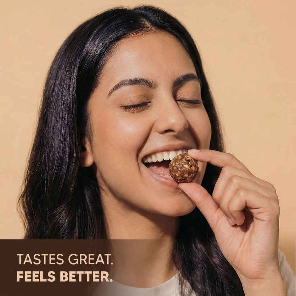 Eat Better Co Hazelnut & Chocolate Ladoos | No Added Sugar | High Protein | Truly Natural