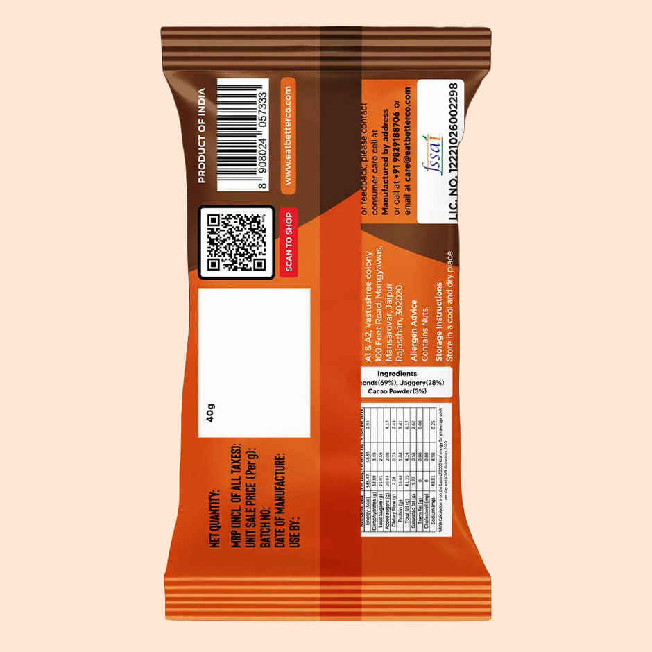 Chocolate Coated Almonds - No Added Sugar - Eat Better Co