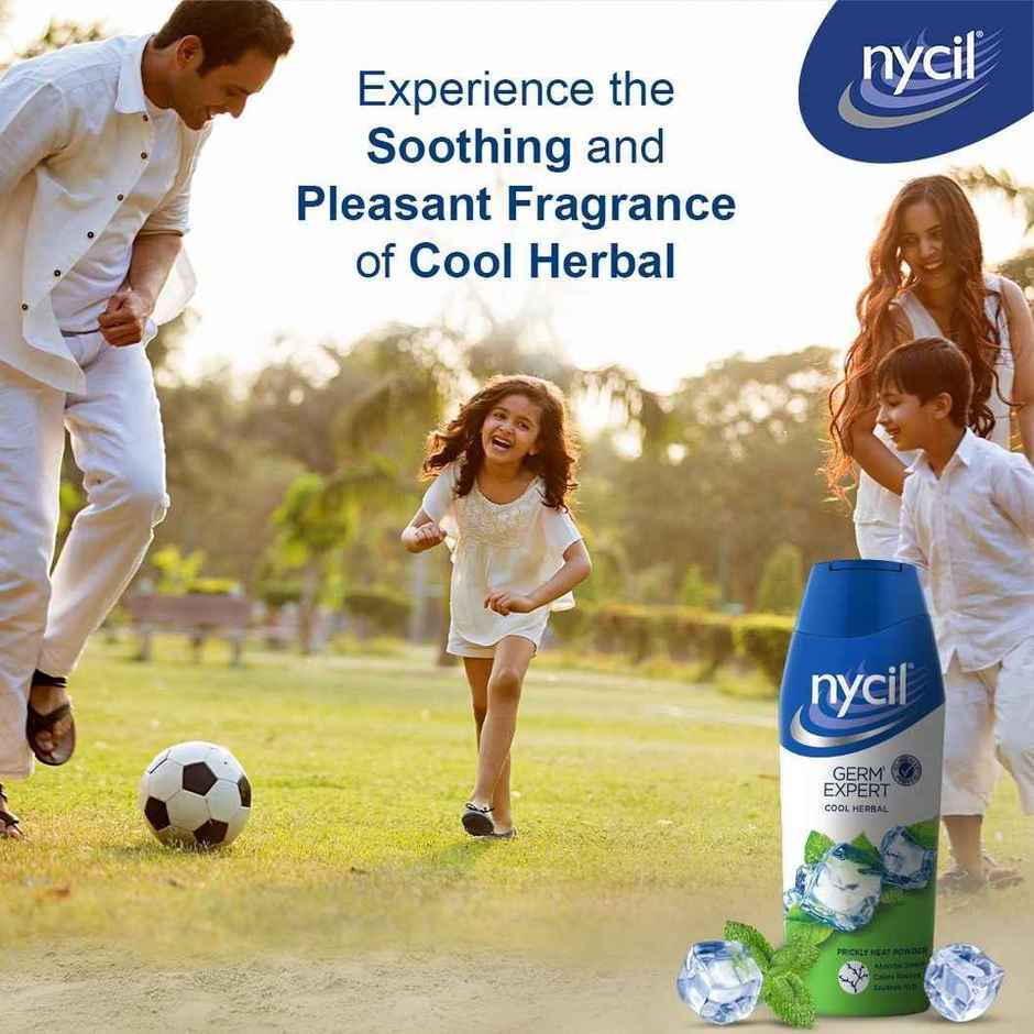 Nycil Germ Expert Cool Herbal Prickly Heat & Cooling Powder