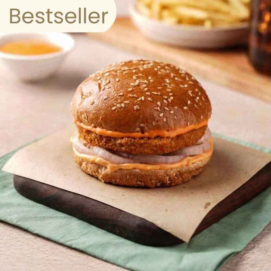 Veg Classic Burger + Oreo Chocolate Shake