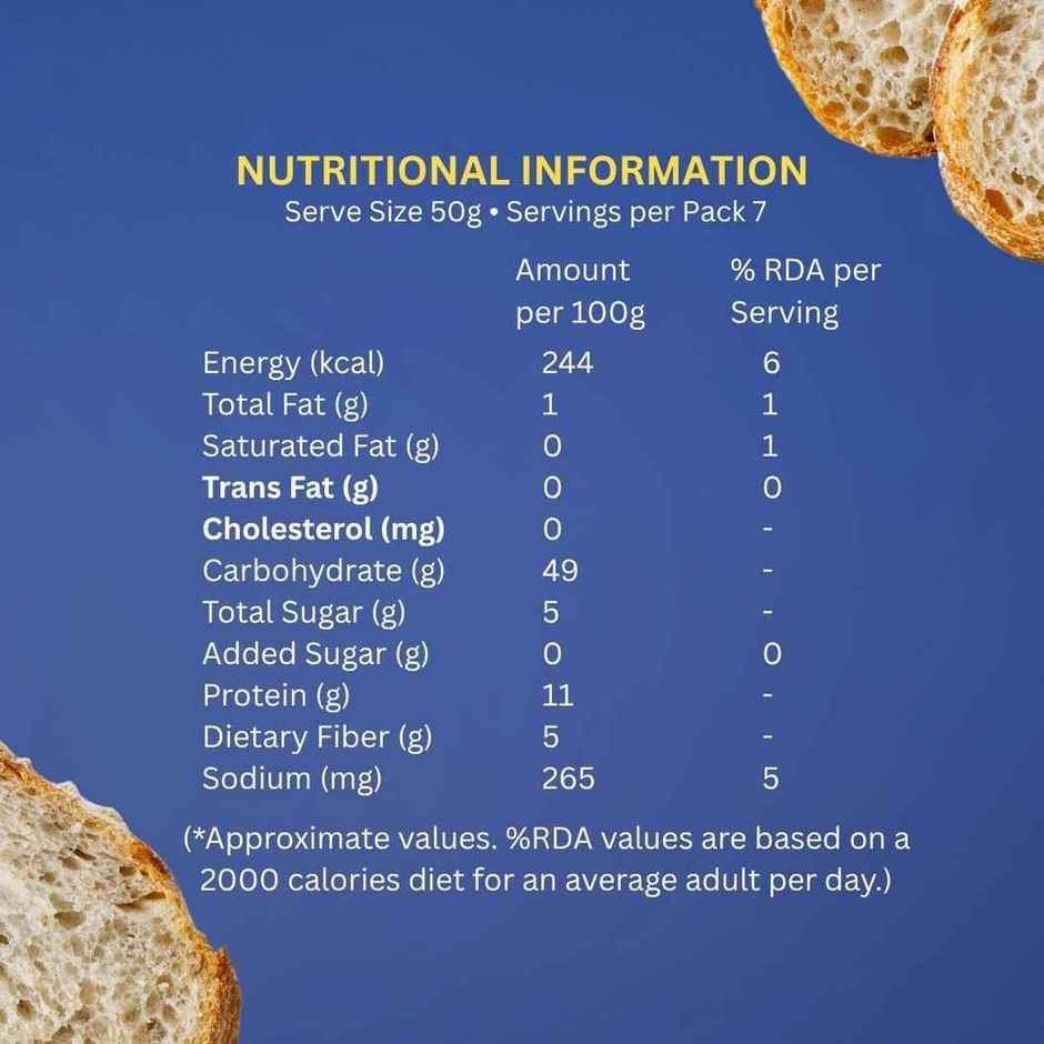 The Baker's Dozen Zero Maida Country Sourdough | Whole Wheat Bread | Artisan Loaf | Clean Label