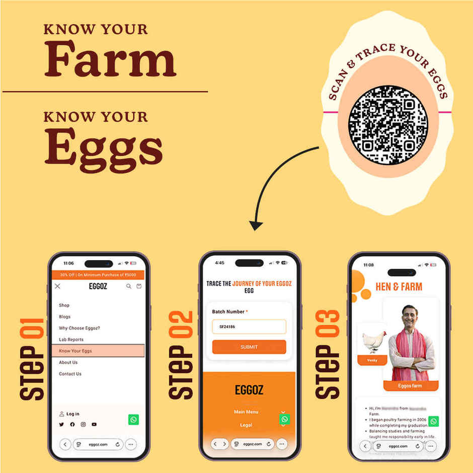 Eggoz Free Range Herbal Fed Brown Eggs