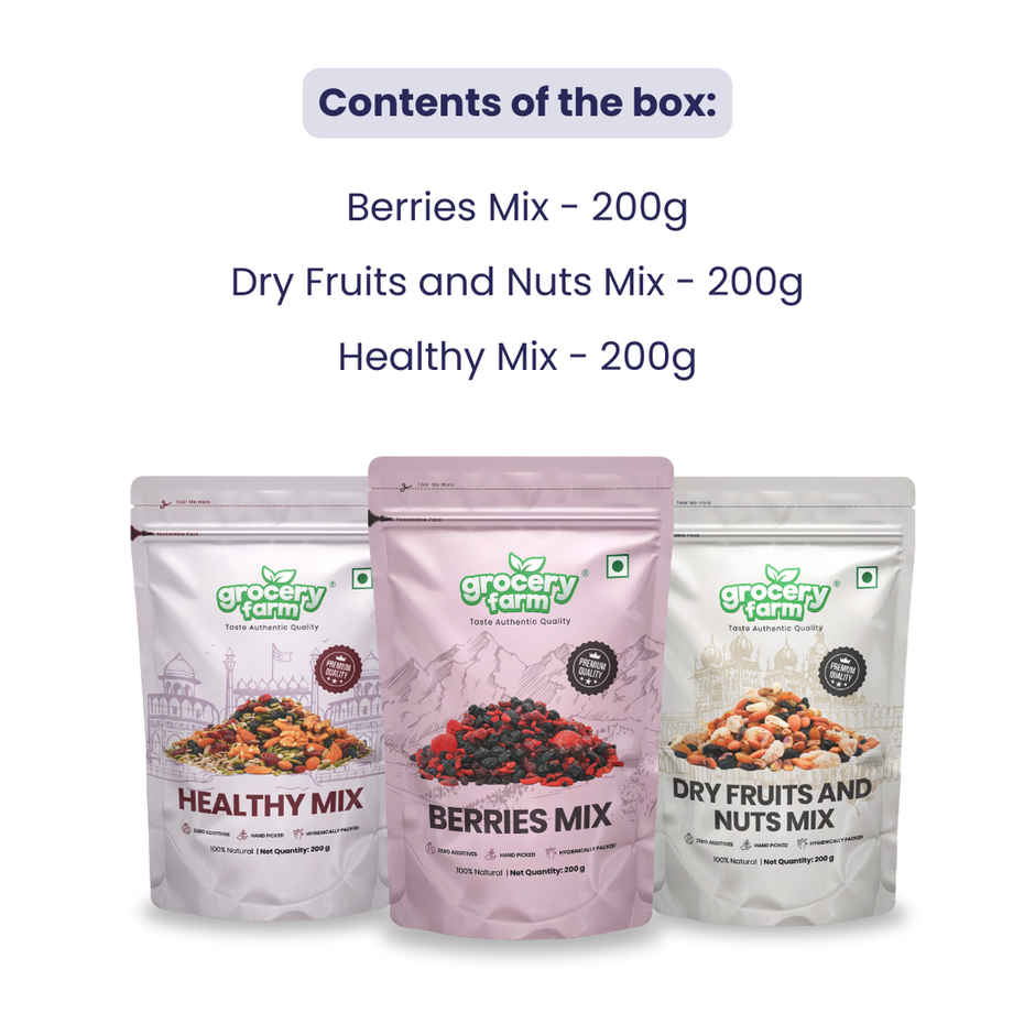 Grocery Farm Mix Of Celebration Of Premium Dry Fruits Gift Box