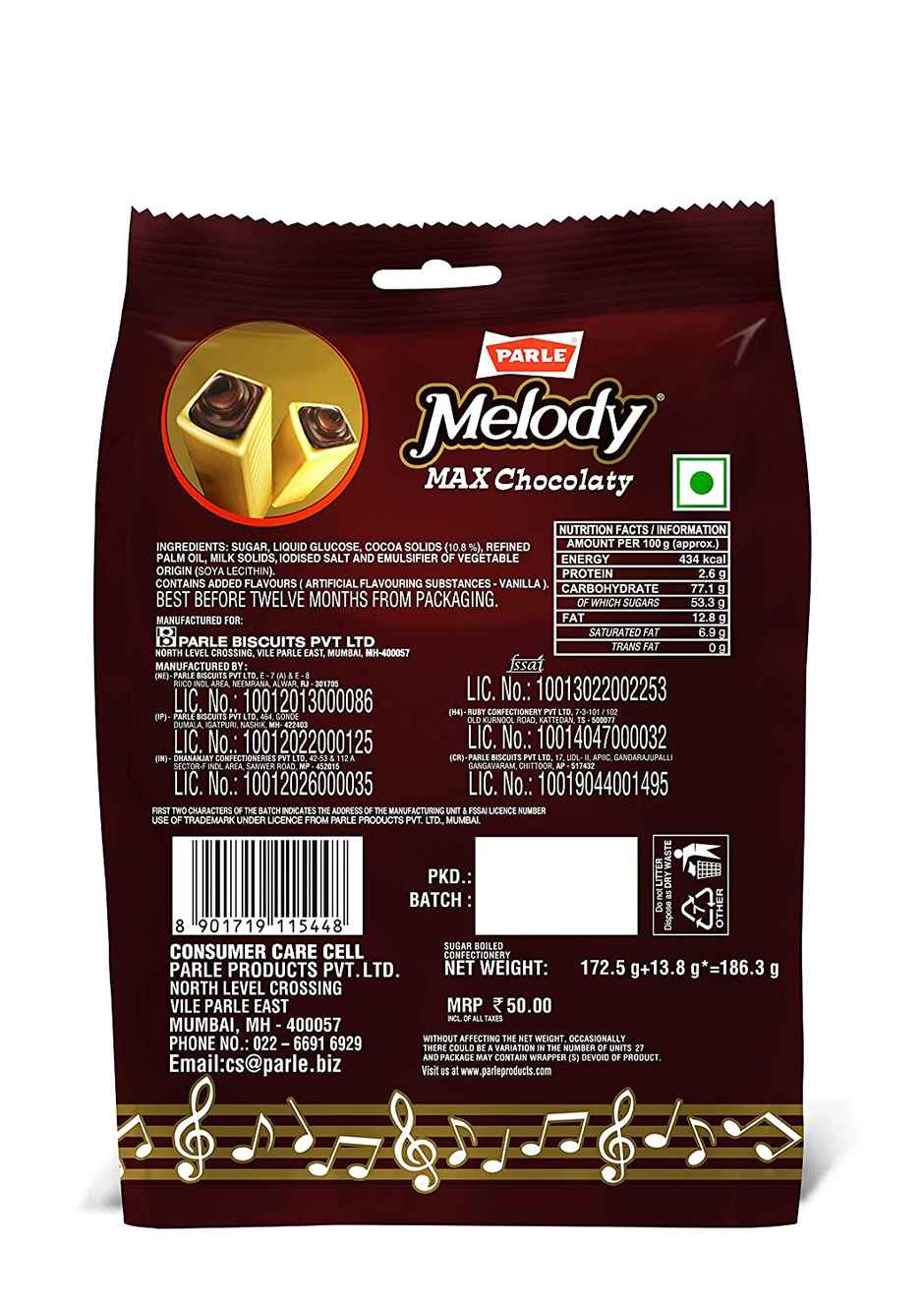 Parle Melody Max Combo