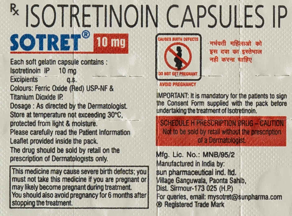 Sotret 10mg Capsule