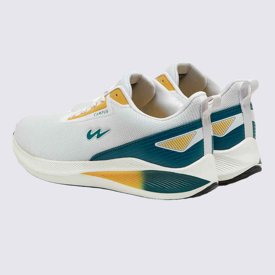 Campus Men's Camp Kripto Running Shoes | White | 10 UK