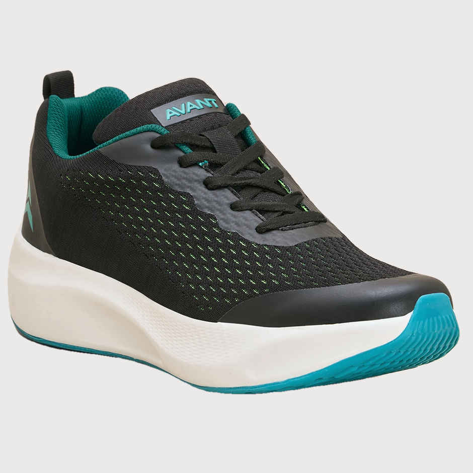 Avant Men's Stark Running Shoes - Black/Green UK7